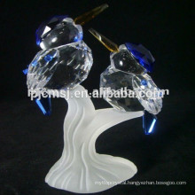 Crystal Birds Couple Figurine For Home Decorations